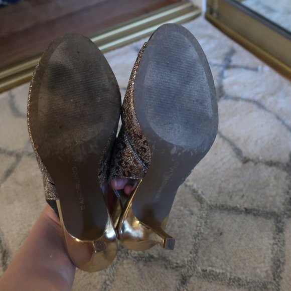 Bandolino Gold Slingback Heels - Picture 5 of 8